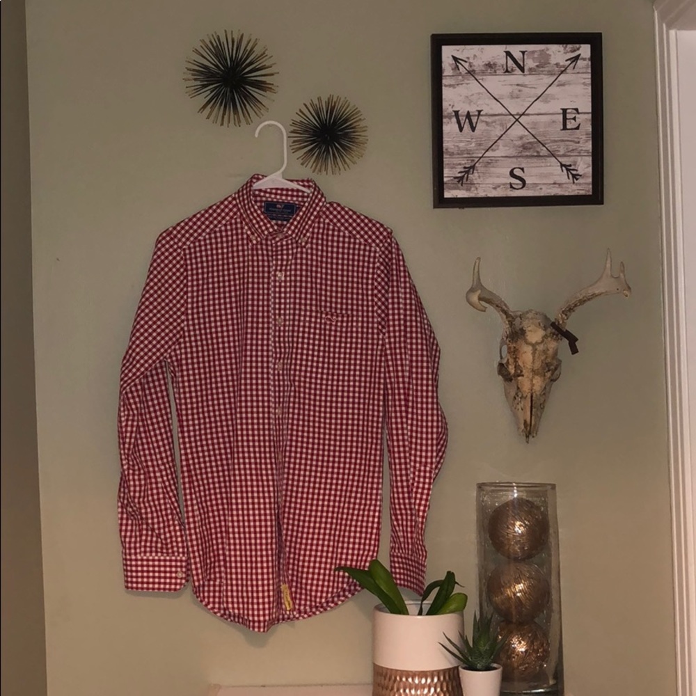 XS Vineyard Vines Slim Fit Tucker Shirt